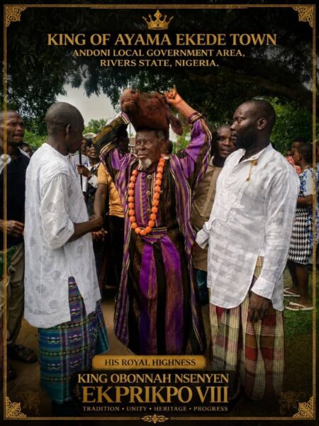 EKEDE MONARCH, CHIEFS EXTOL LATE KING BIBIAMA JULIUS EKPRIKPO VII